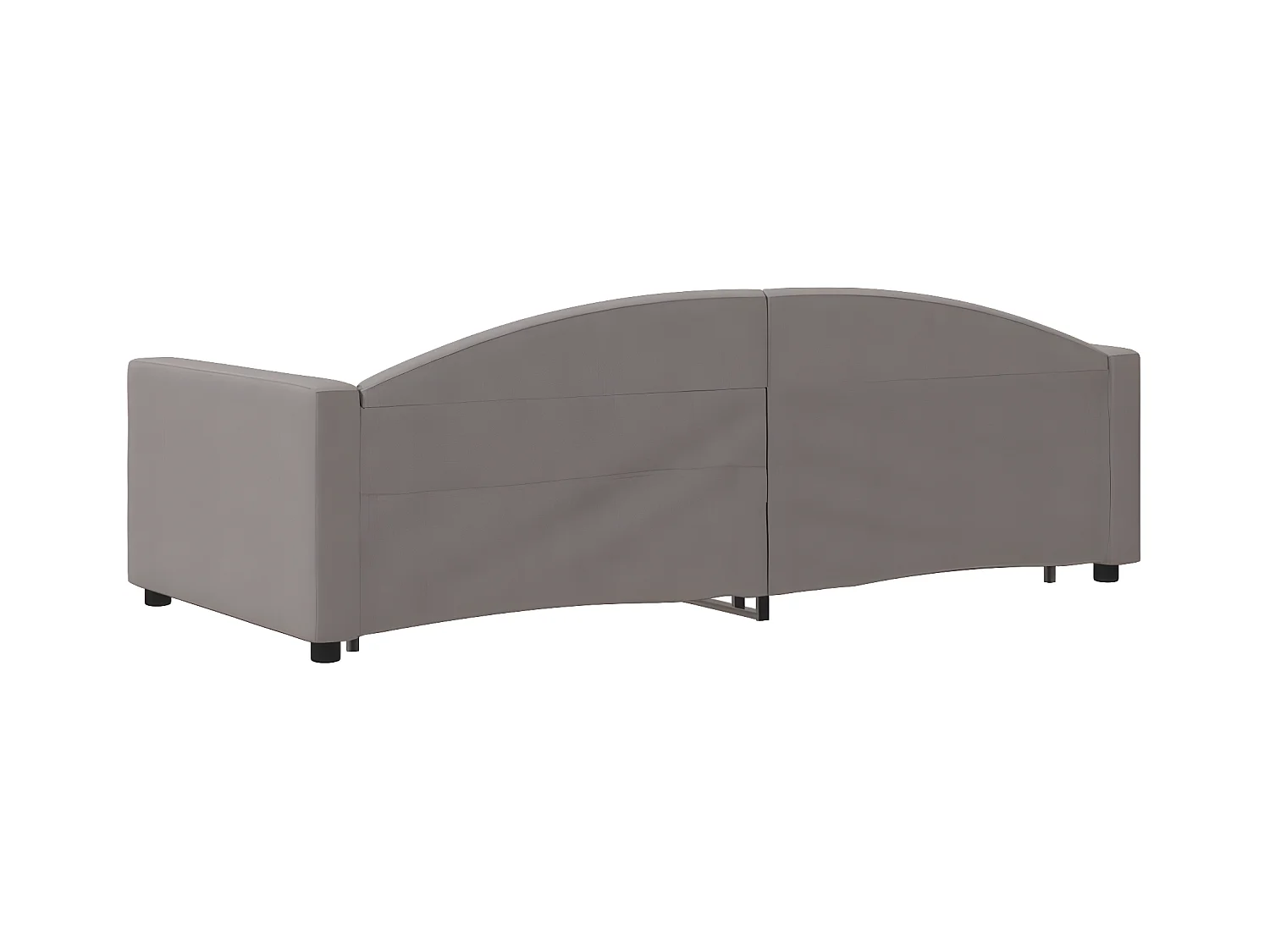 Sofá cama nido tela gris taupe 90x200 cm