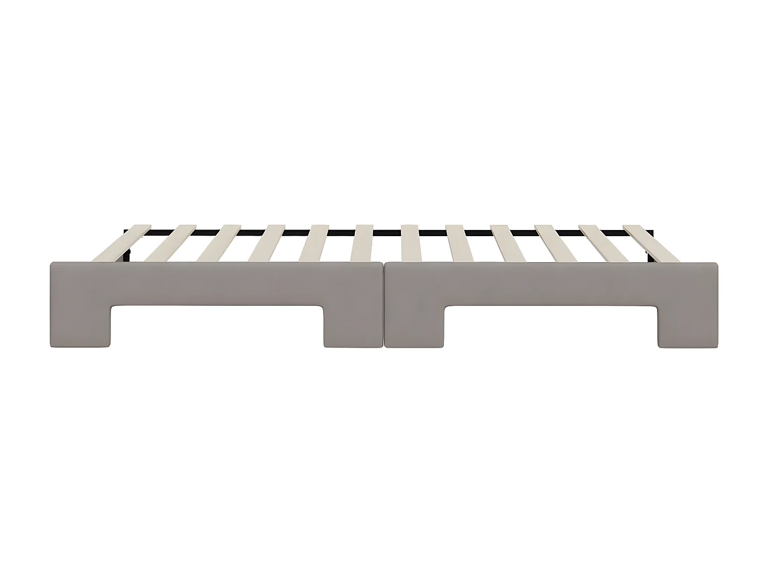 Sofá cama nido tela gris taupe 90x200 cm