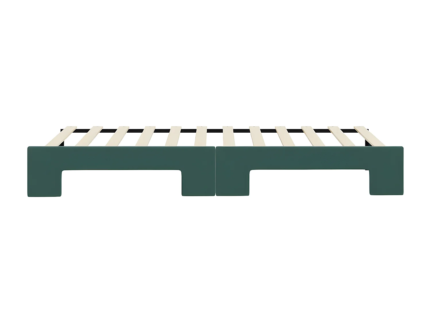 Sofá cama nido terciopelo verde oscuro 80x200 cm