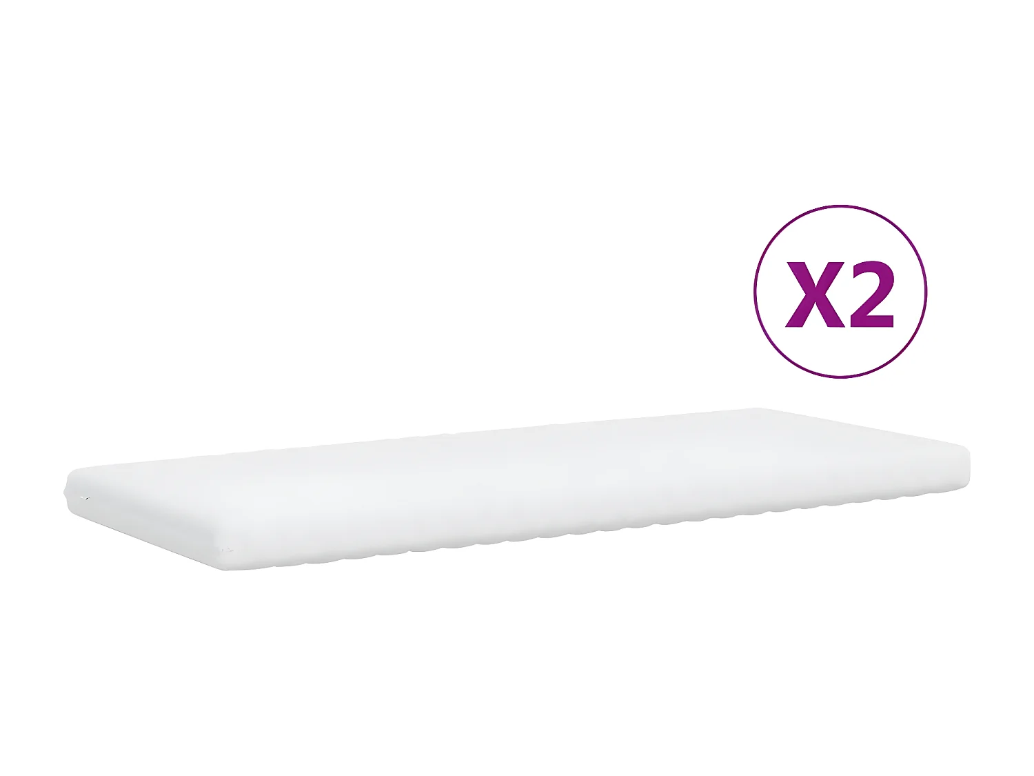 Lit de jour avec gigogne et matelas rose 90x200 cm velours