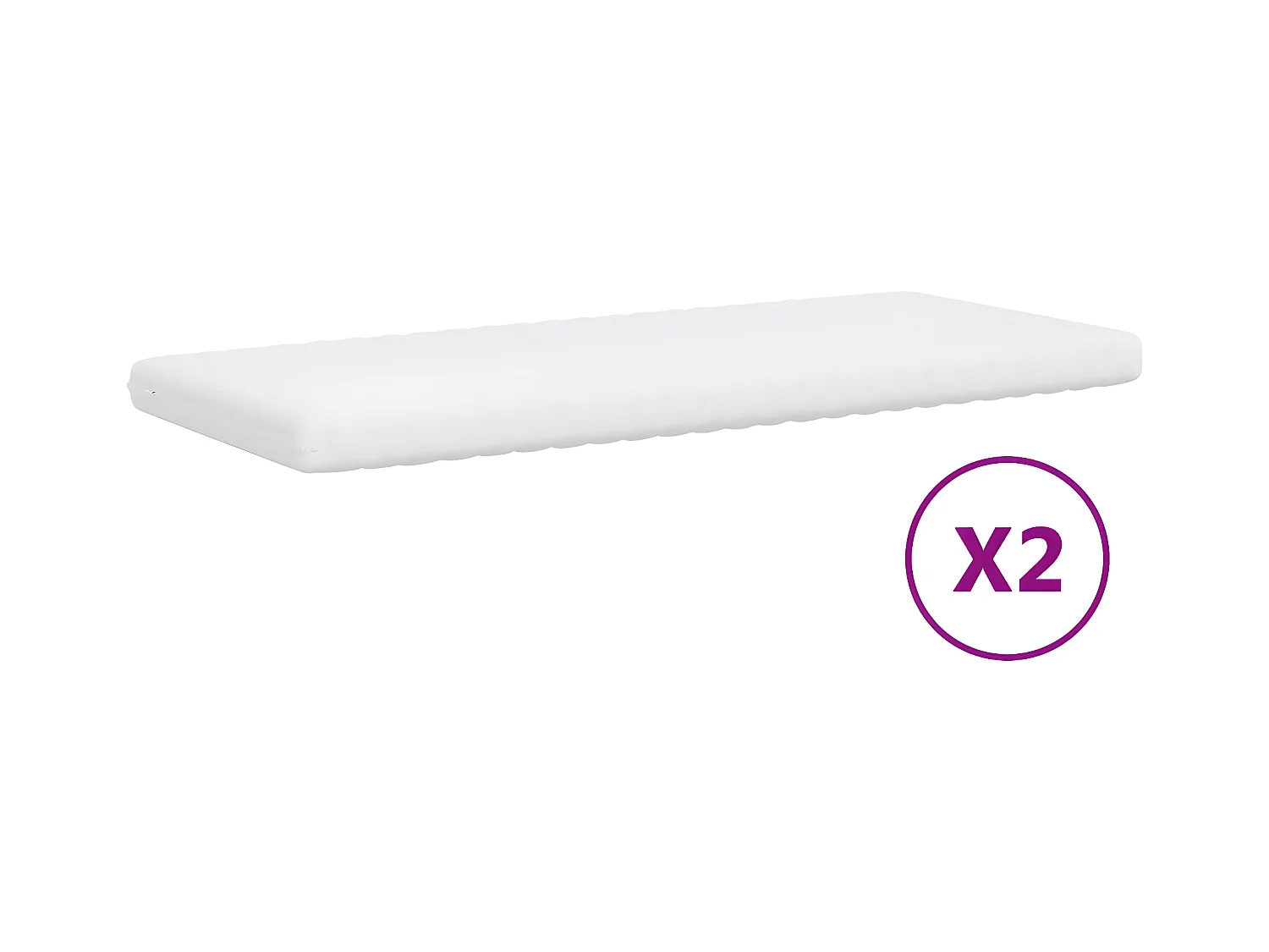 Sofá cama nido con colchón tela crema 90x200 cm