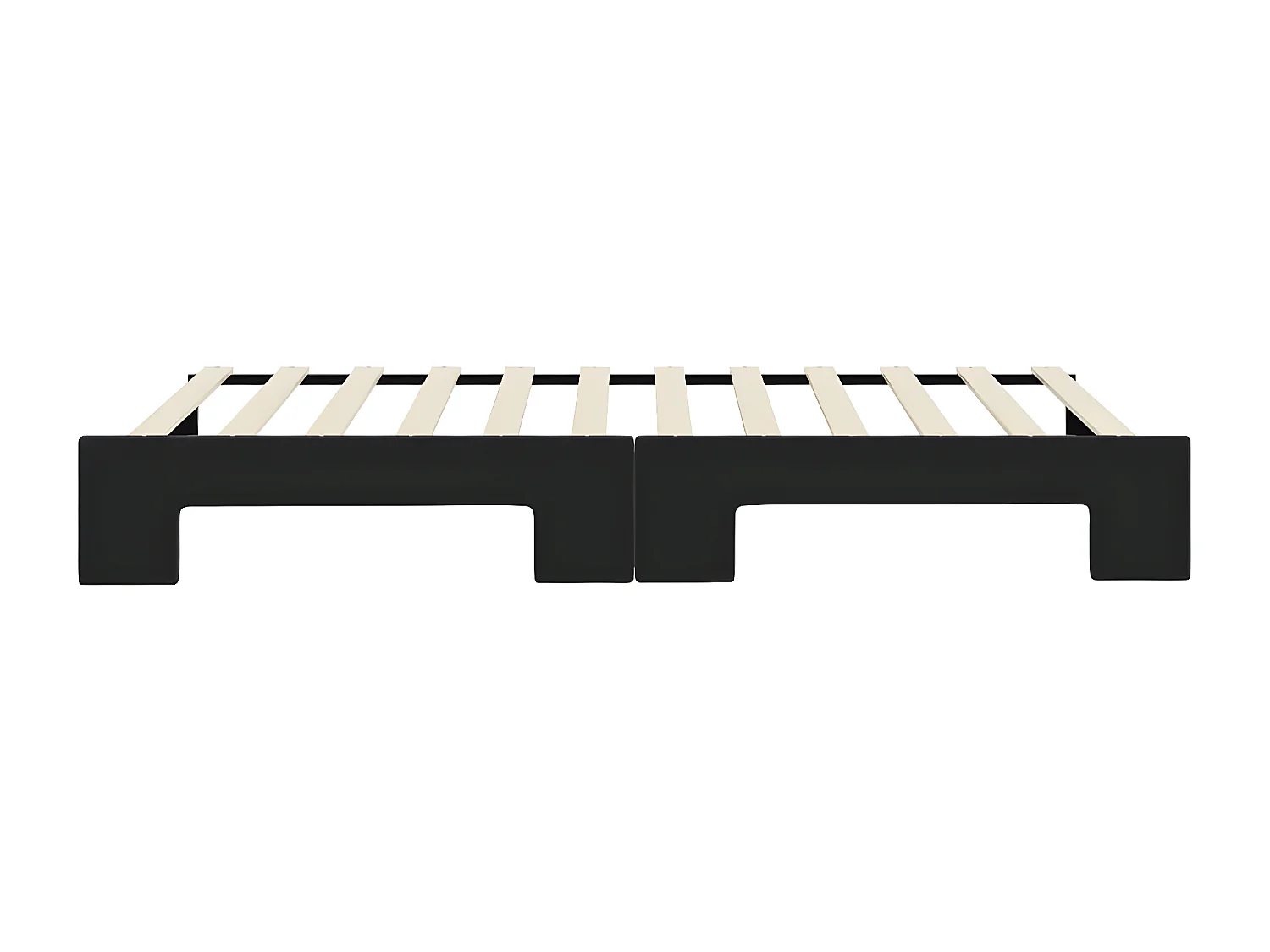 Sofá-cama com gavetão 100x200 cm veludo preto