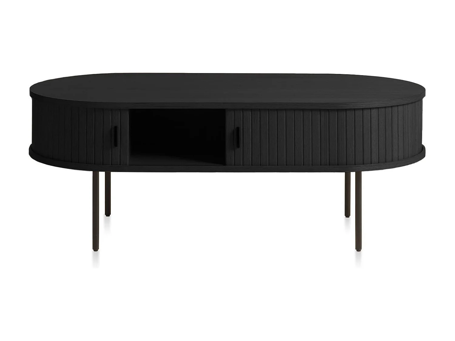 Table basse bois nois alba 120x60 cm