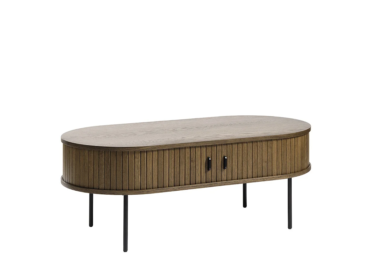 Table basse bois nois alba 120x60 cm