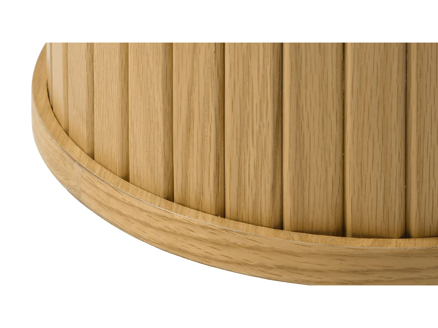 Table basse bois naturel alba 90x90 cm