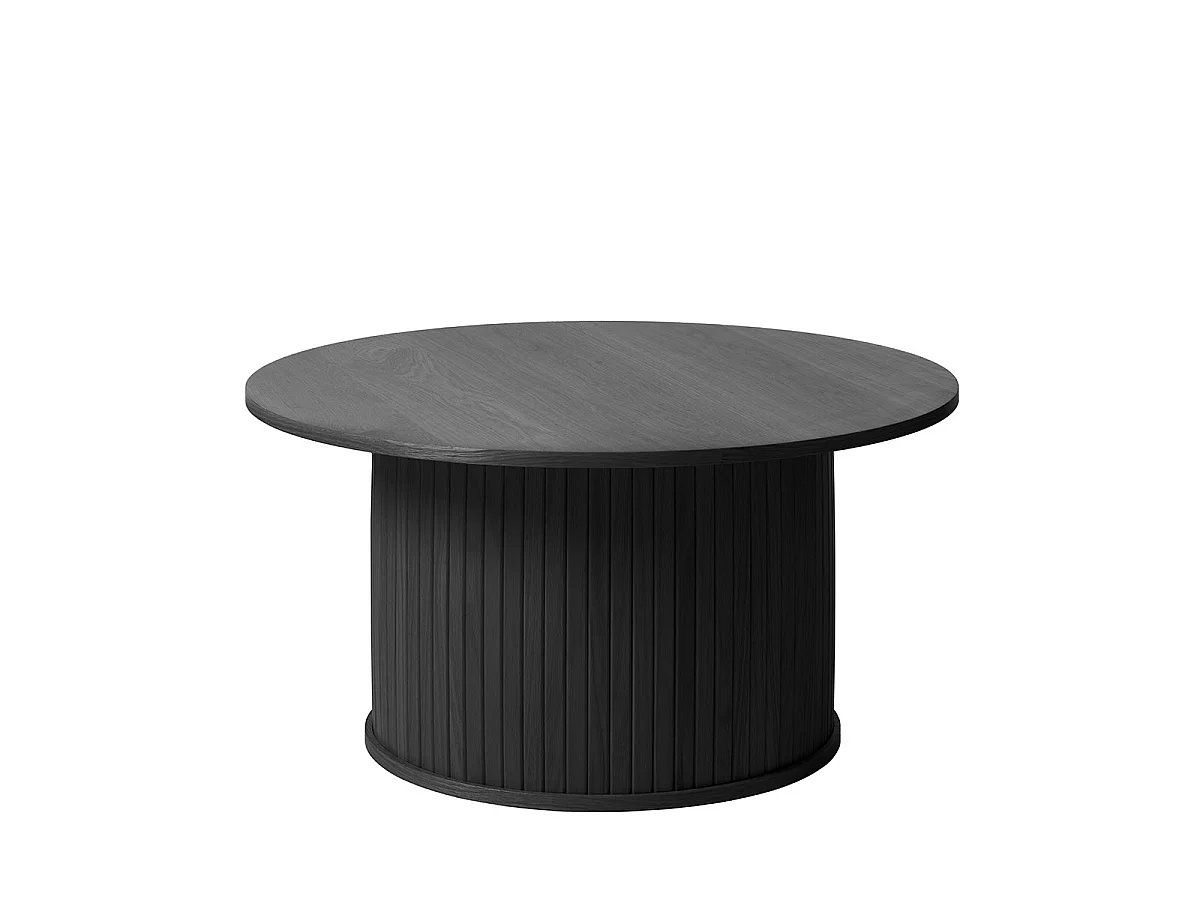 Table basse bois naturel alba 90x90 cm