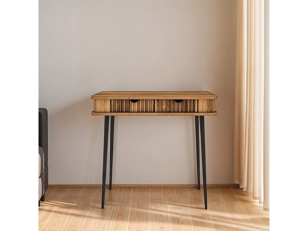 Console bois hêtre amalfi 90x46 cm