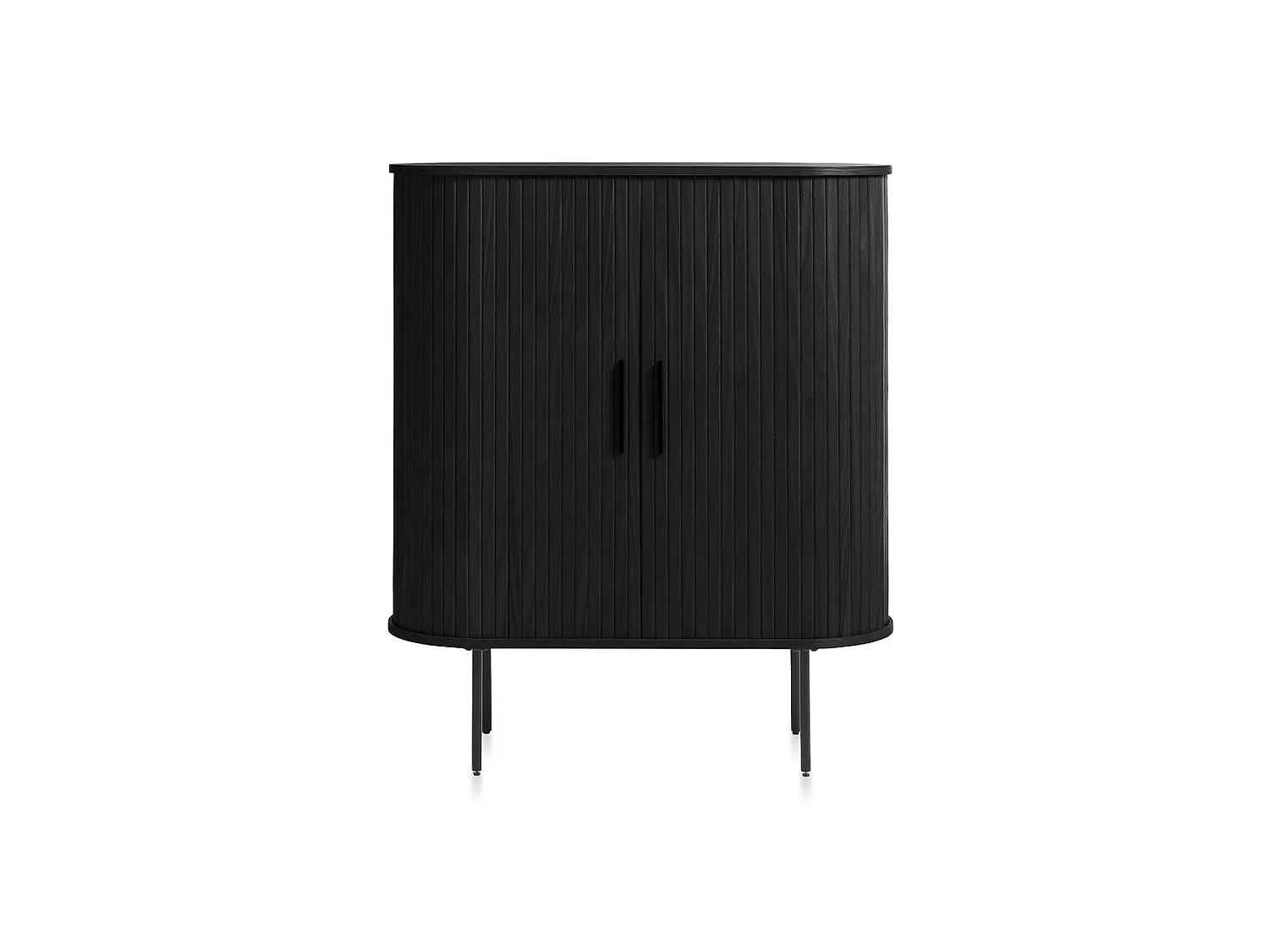 Buffet vaisselier bois noir alba  100x40cm