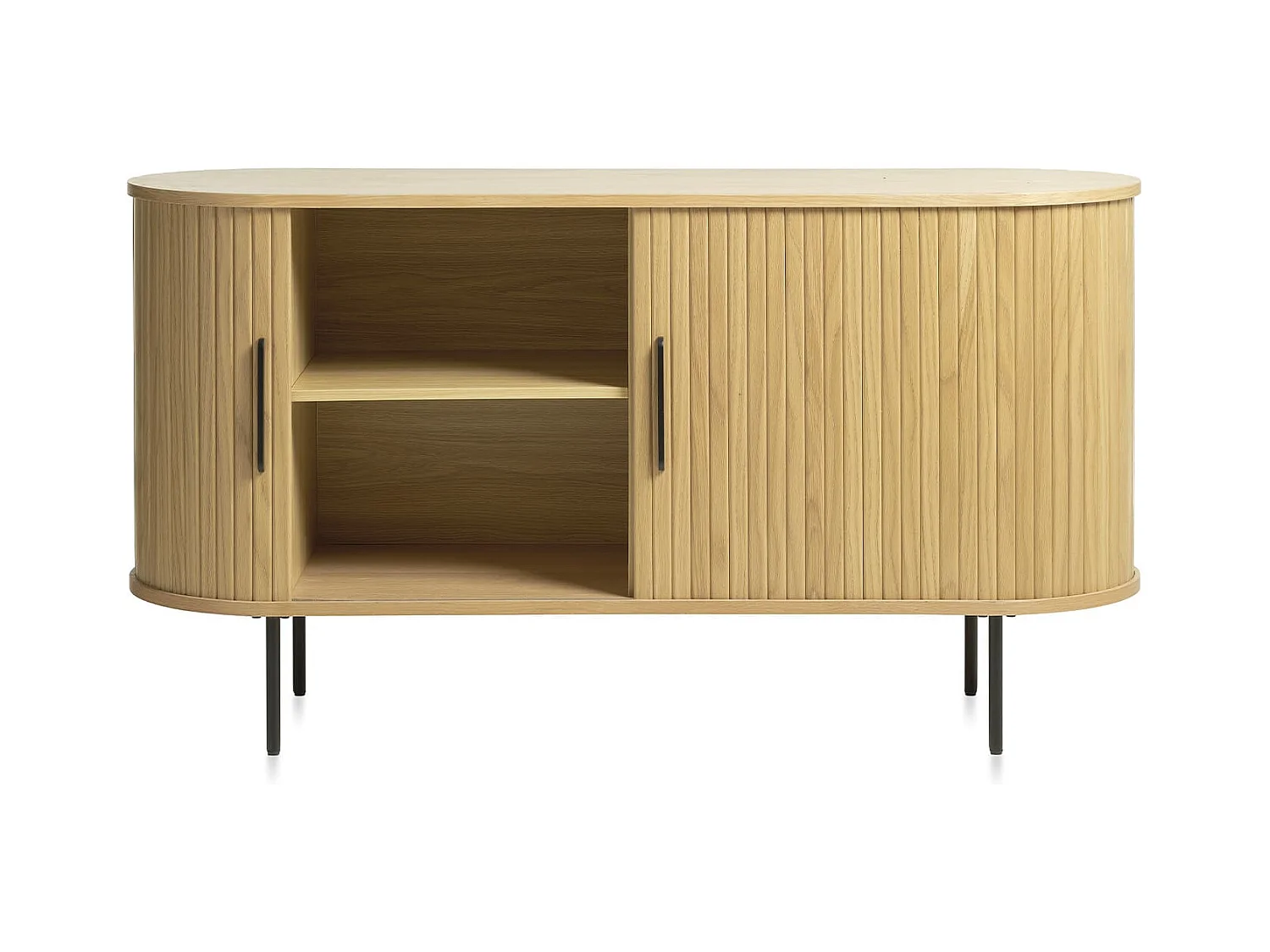 Buffet bois naturel alba 140x45cm
