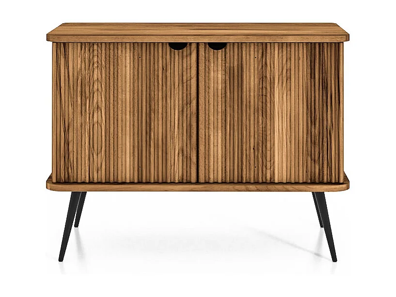 Buffet bois hêtre 2 portes amalfi  97x46cm