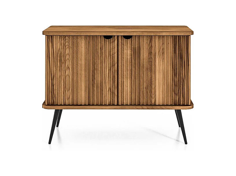 Buffet bois hêtre 2 portes amalfi  97x46cm