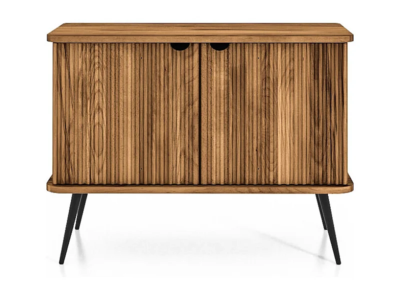 Buffet bois hêtre 2 portes amalfi  97x46cm