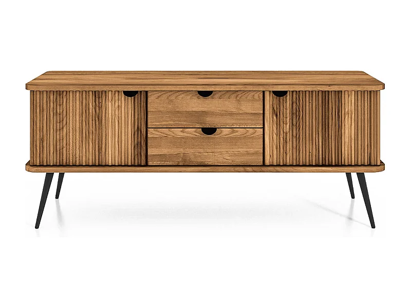 Meuble tv bois hêtre amalfi  144x46cm