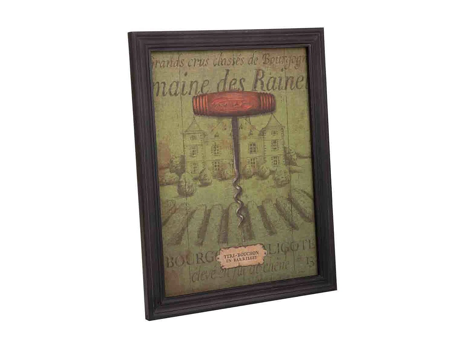 Quadro legno e stoffa 33x43x1,8h