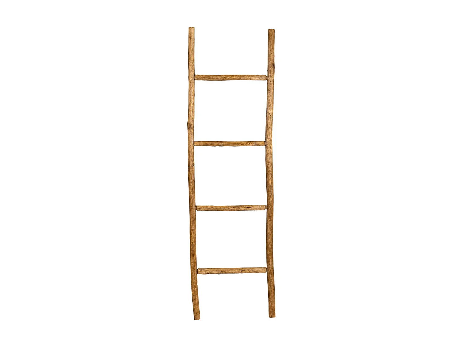 Étagère-échelle en bois marron 44x3x150h