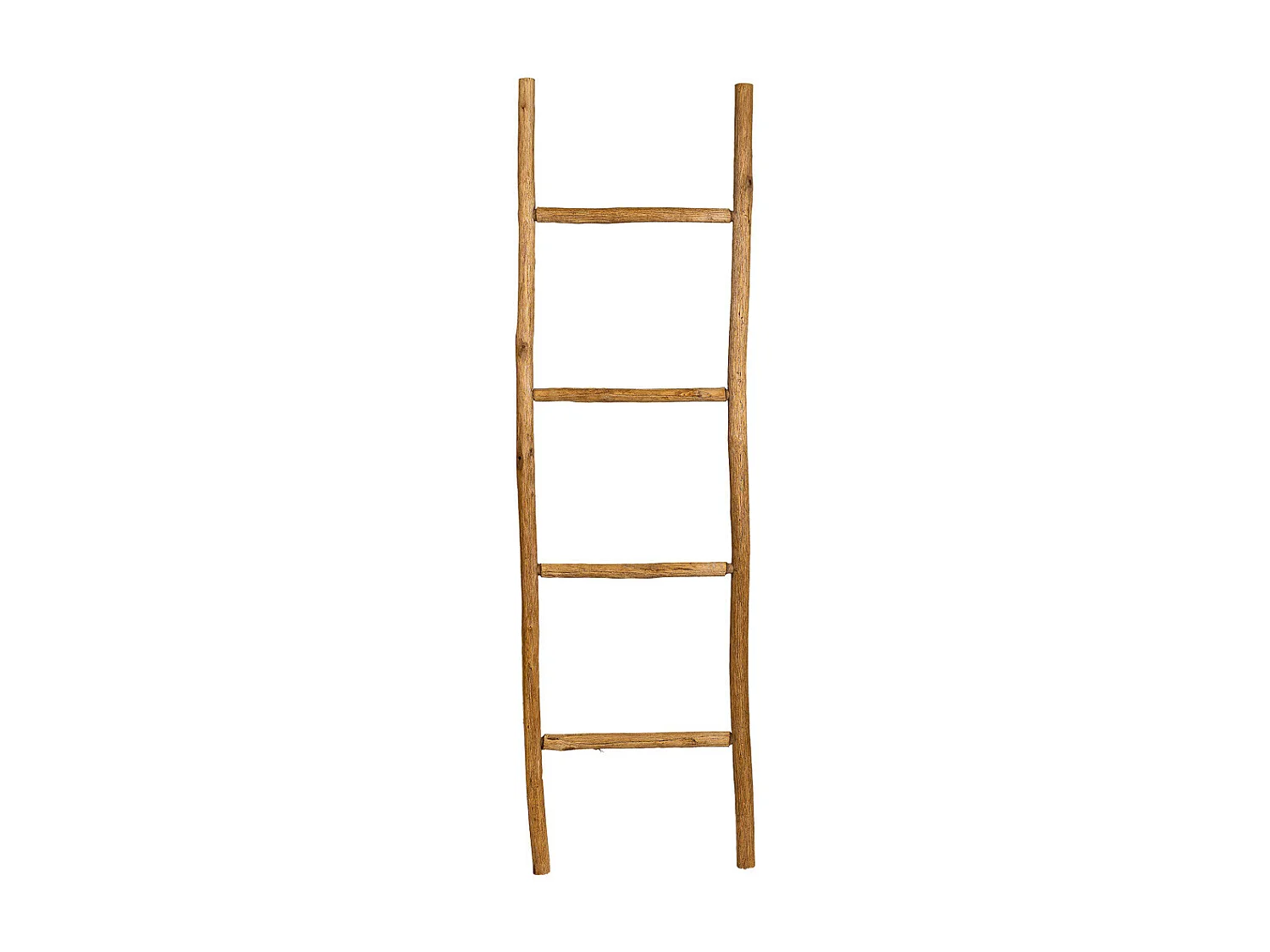 Étagère-échelle en bois marron 44x3x150h