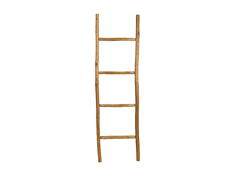 Étagère-échelle en bois marron 44x3x150h