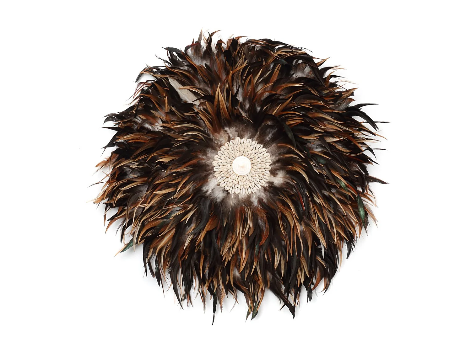 De Coastal Juju Muurdecoratie - Zwart Bruin - L