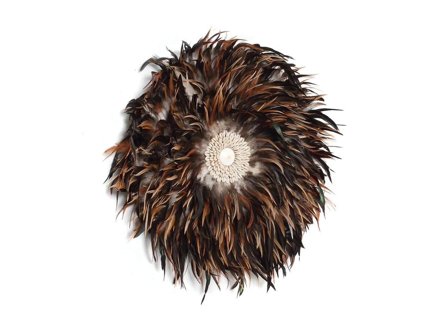 De Coastal Juju Muurdecoratie - Zwart Bruin - L