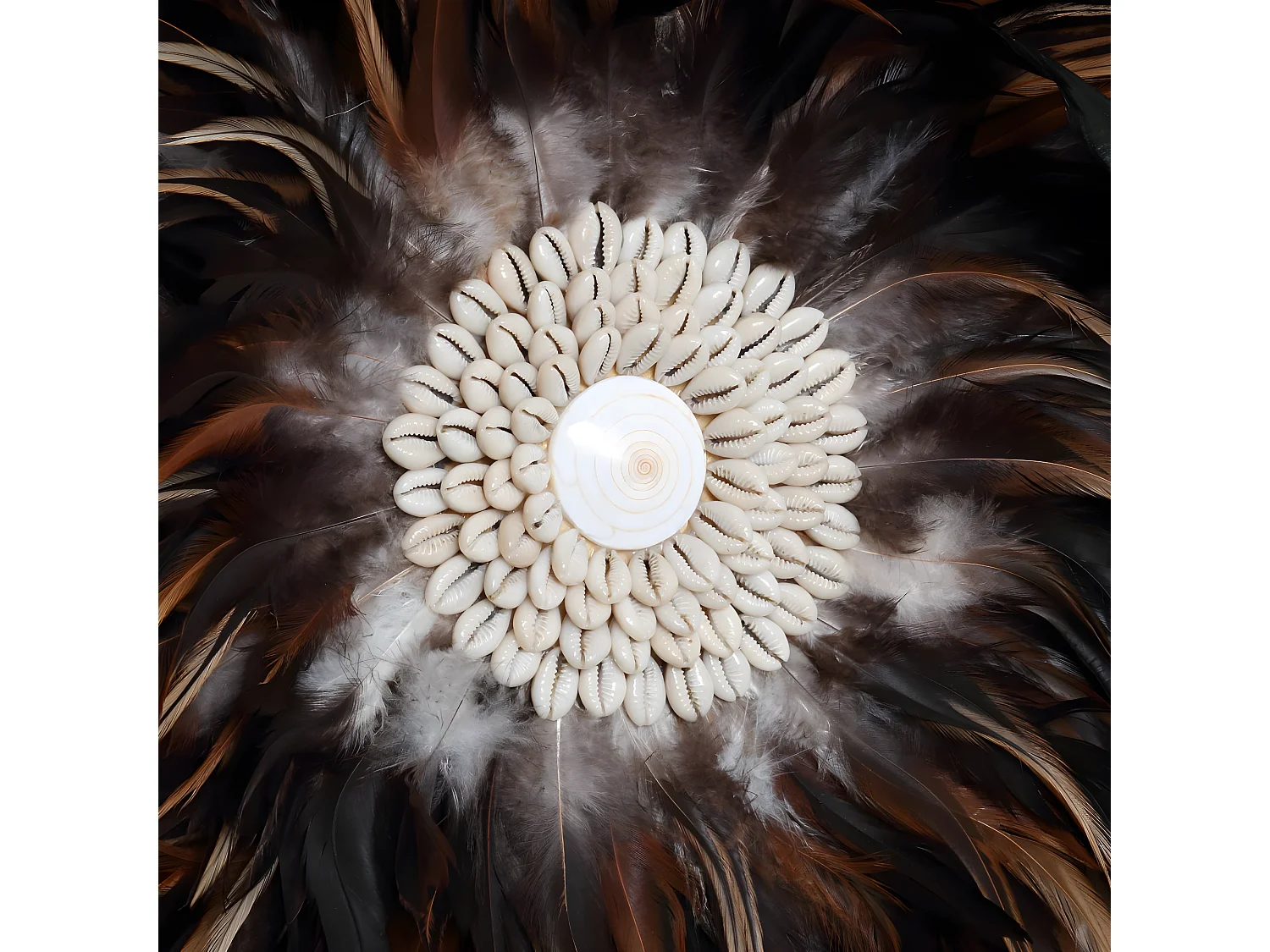 De Coastal Juju Muurdecoratie - Zwart Bruin - L