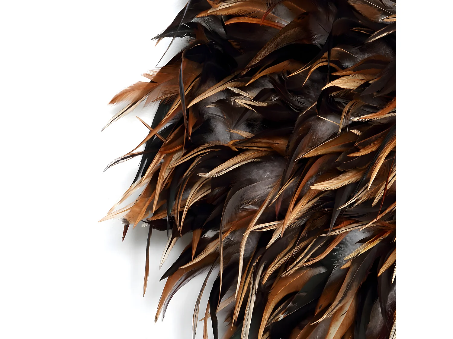 De Coastal Juju Muurdecoratie - Zwart Bruin - L