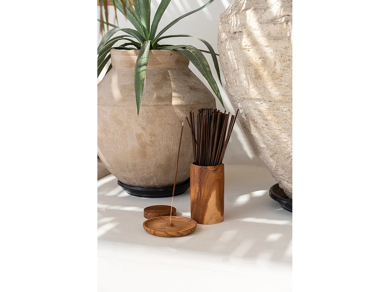 De Teak Root Pot - L