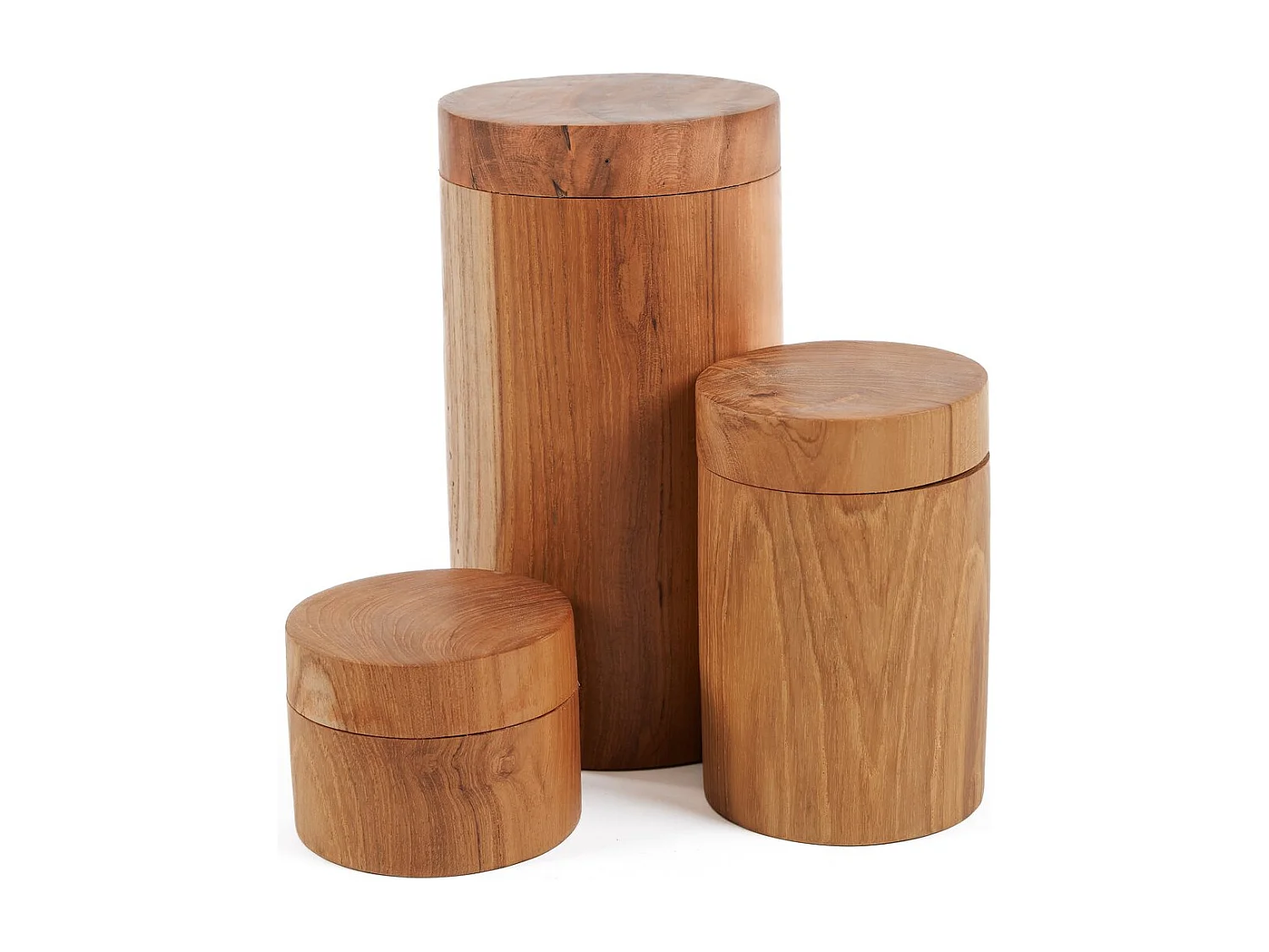 De Teak Root Pot - L