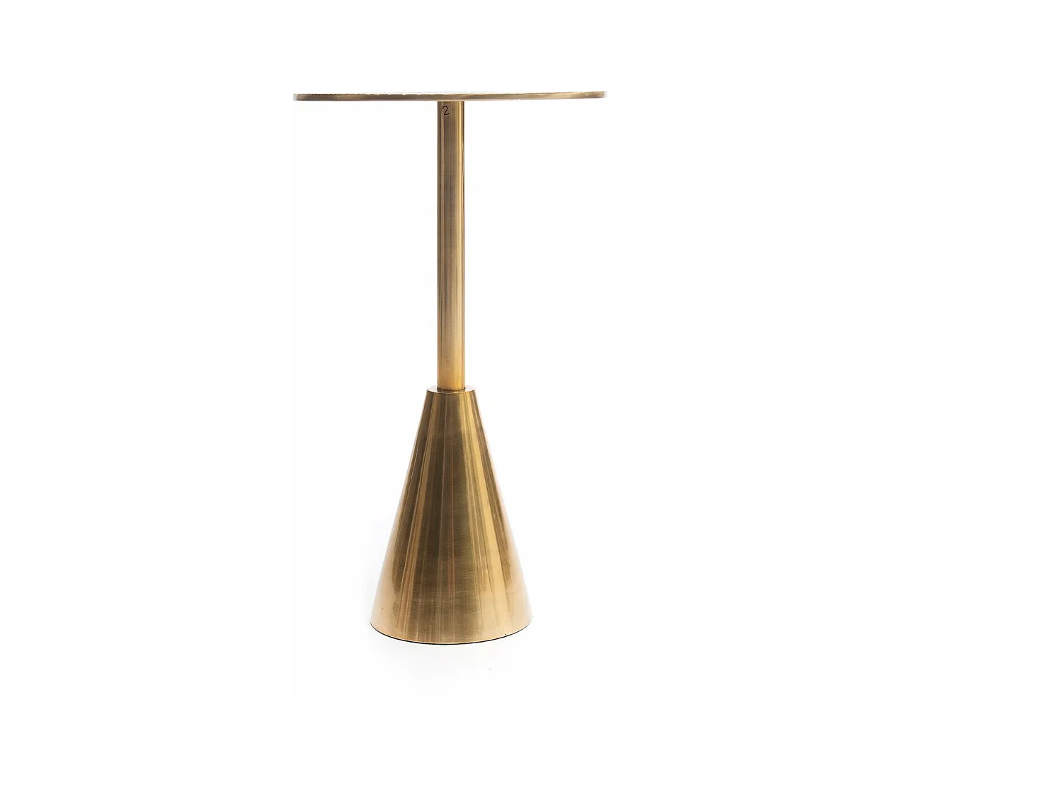 La Table D'appoint Croco - Laiton