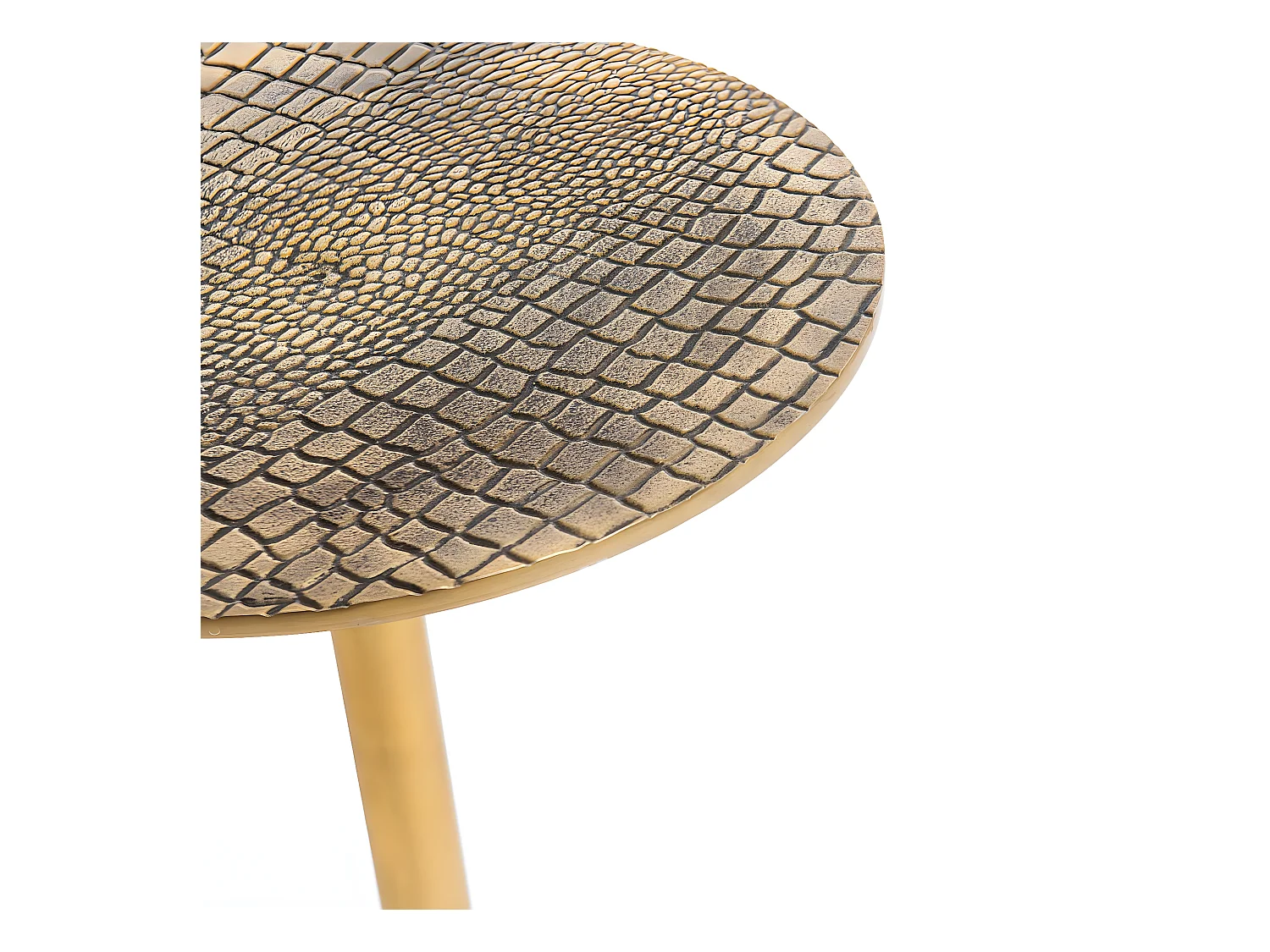 De Croco Bijzettafel - Messing