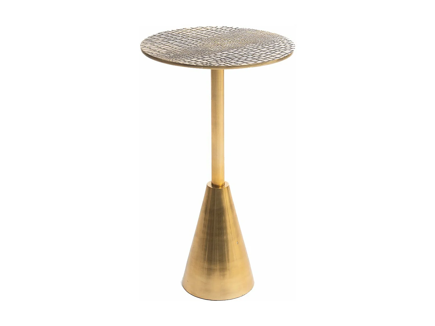 La Table D'appoint Croco - Laiton