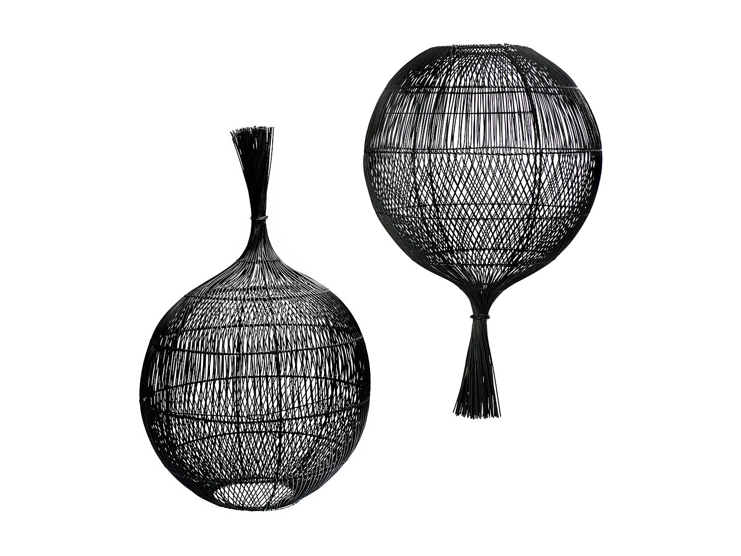 Die Wonton Steh- und Pendelleuchte - Schwarz