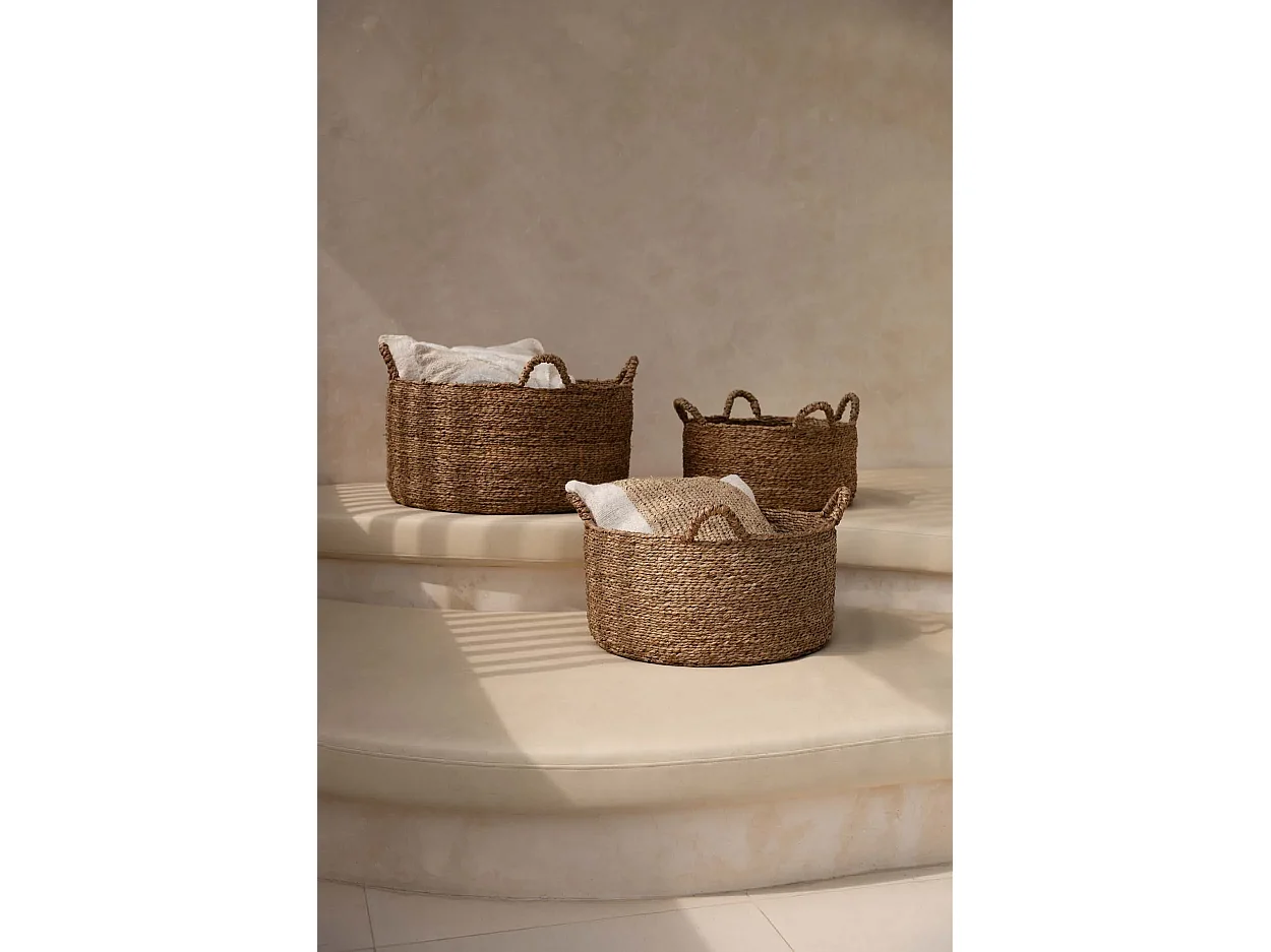 Les Quatre Mains Baskets - Natural - L
