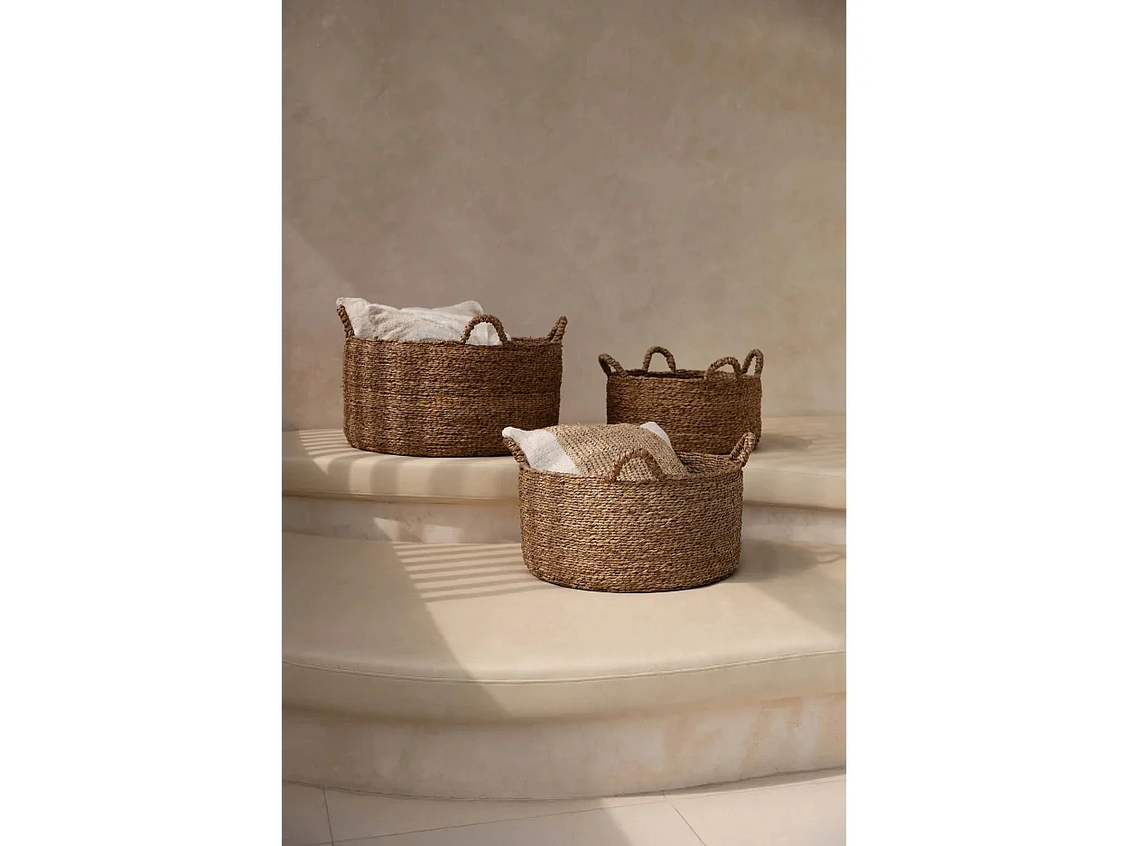 Les Quatre Mains Baskets - Natural - M