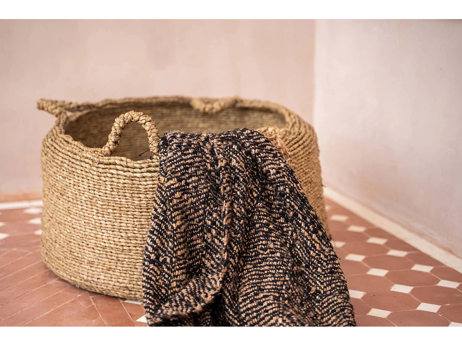 Les Quatre Mains Baskets - Natural - M