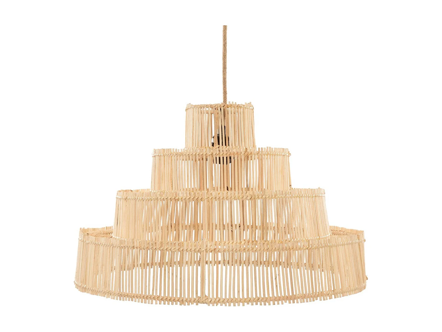 Die Wedding Cake Pendelleuchte - Natur - M