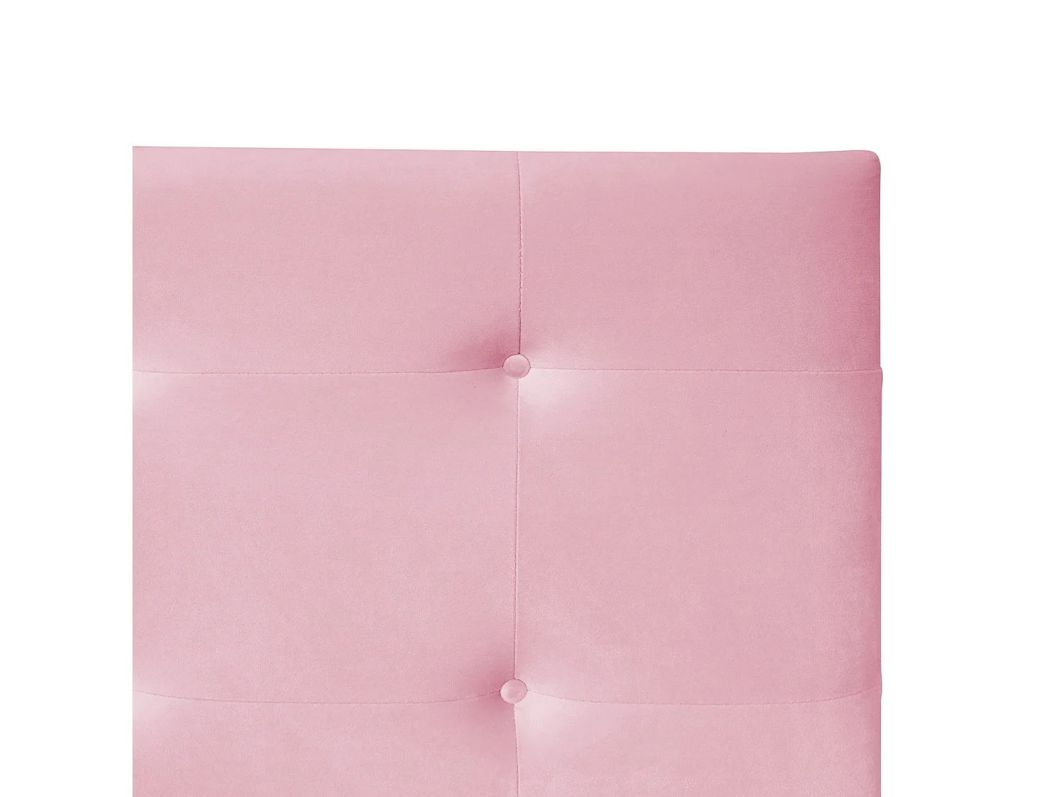 Cama tapizada 90x200 cm - con 2 cajones, somier de láminas y cabecero elevable, tejido terciopelo, estilo escandinavo - Rosa