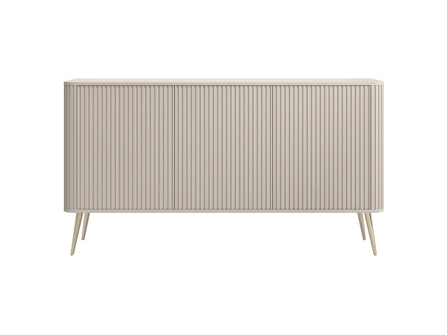 Buffet 3 portes - 163 cm - grège - OVARLO