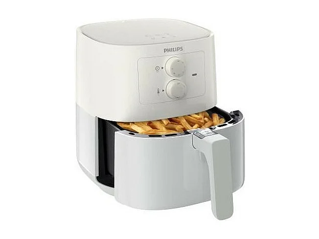 Friteuse sans huile - PHILIPS Airfryer 3000 Series L HD9200/10 - 0,8kg - Technologie Rapid Air - 7 préréglages - Blanc, gris