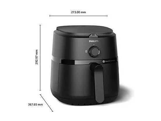 Philips Friteuse sans huile 4.2l 1500w noir - NA120/00