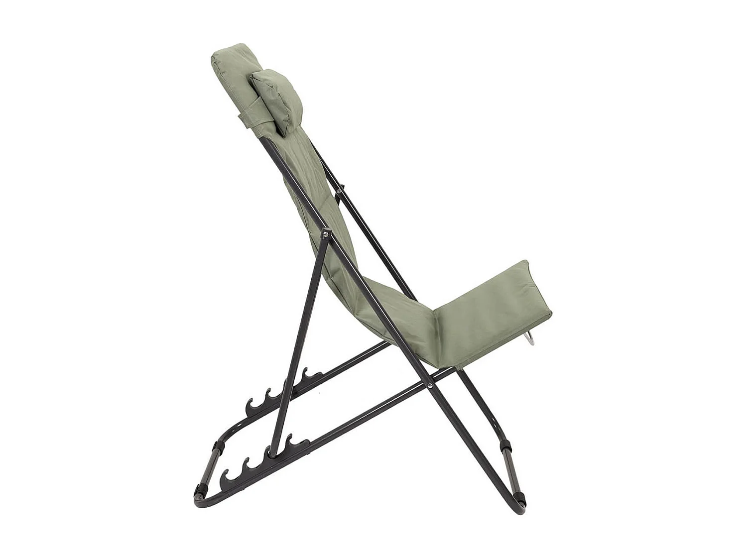 MALAM - Chilienne avec Têtière Tissu Kaki