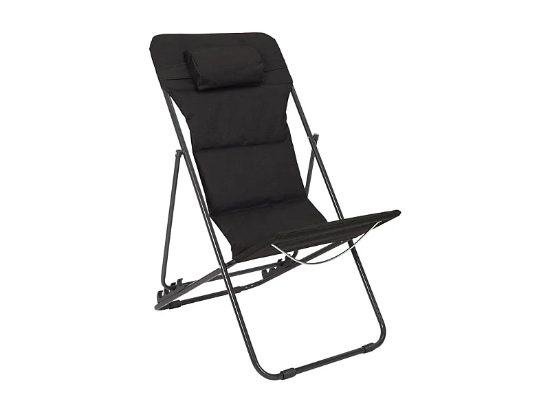 MALAM - Chilienne avec Têtière Tissu Noir