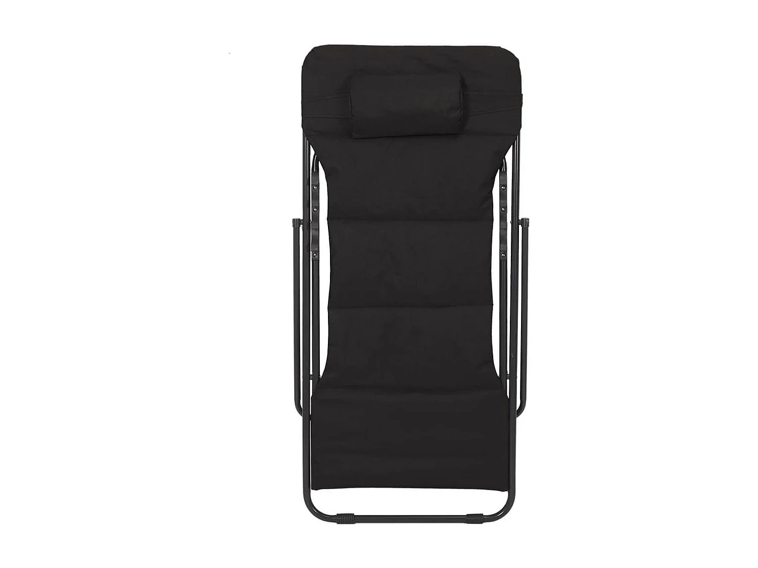 MALAM - Chilienne avec Têtière Tissu Noir