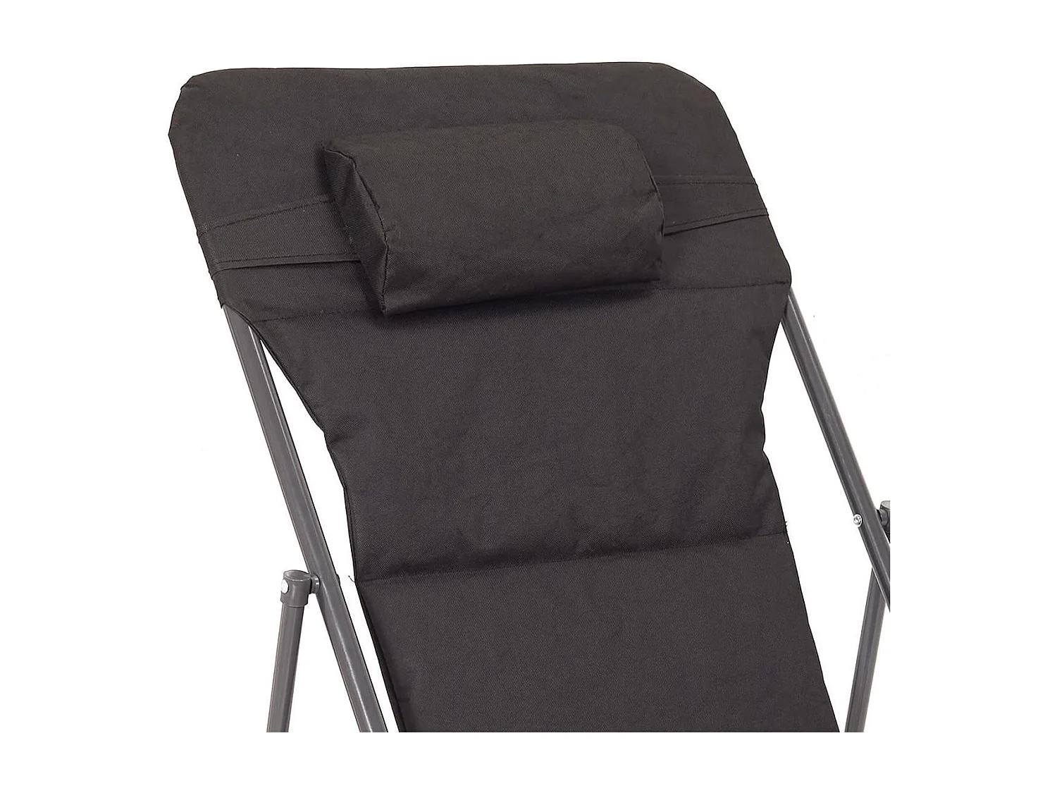 MALAM - Chilienne avec Têtière Tissu Noir