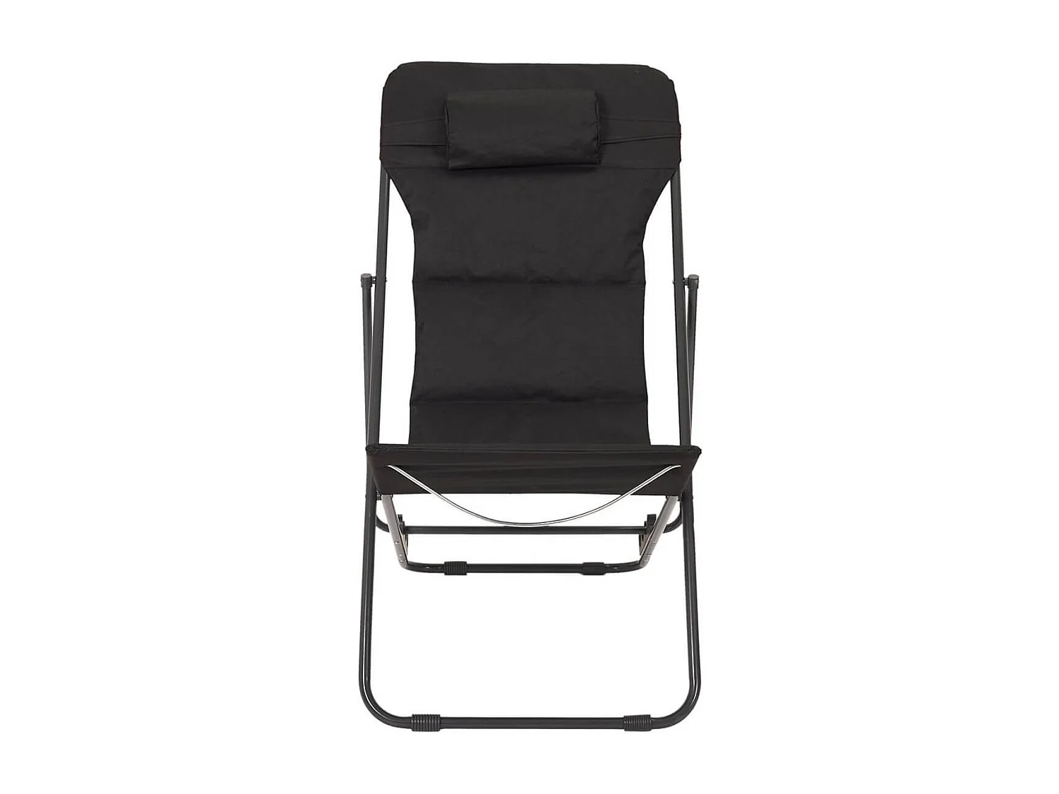 MALAM - Chilienne avec Têtière Tissu Noir