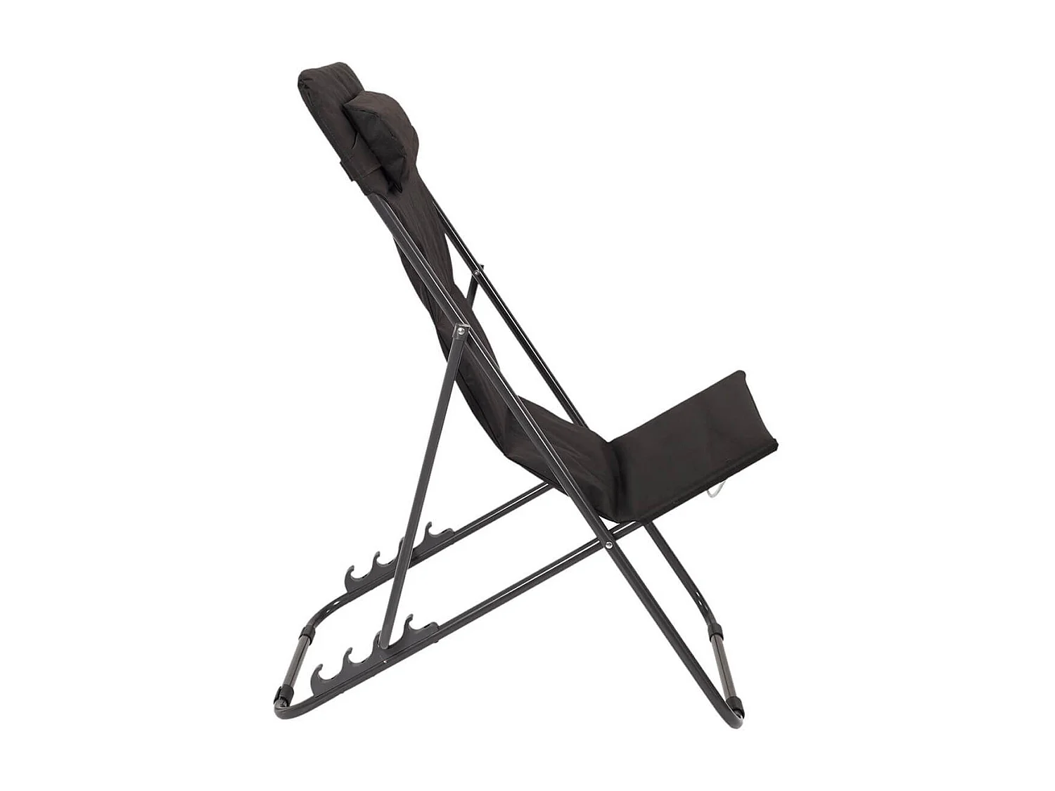 MALAM - Chilienne avec Têtière Tissu Noir