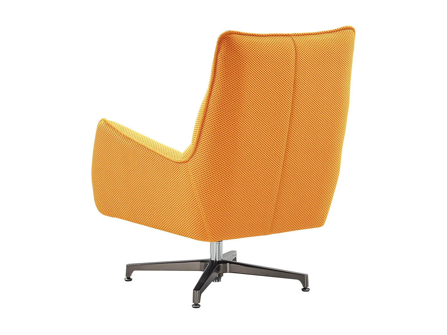 LAREDO - Fauteuil Pivotant Tissu Maille 3D Jaune