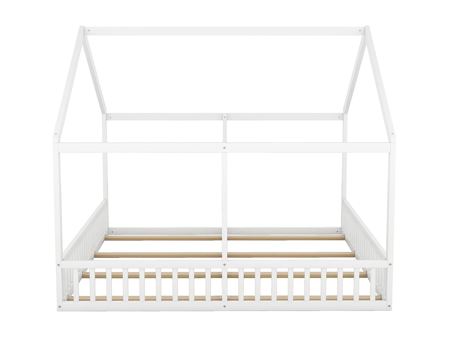 Cama cabine para 2 crianças 90x200cm - camas planas modelos de casa camas 2 dormir 2 em 1 - branco