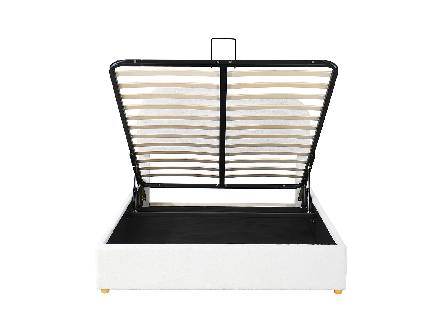 Bett mit Stauraum 140x190cm, gepolstertes Doppelbett mit Lattenrost und verstellbarem Kopfteil mit 2 Schubladen, Samtstoff, grau