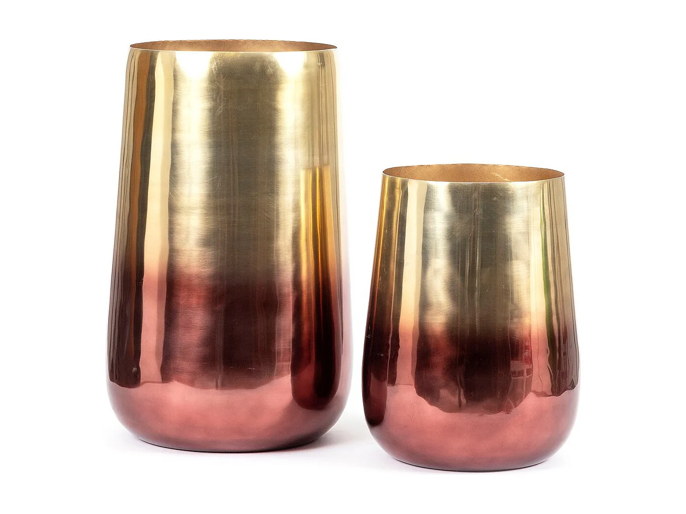 Le Bac à Plantes Deux Tons - Laiton - XL