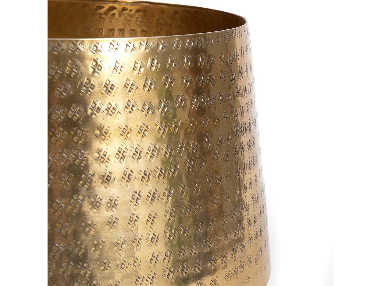 La Jardinière Martelée - Laiton - XL